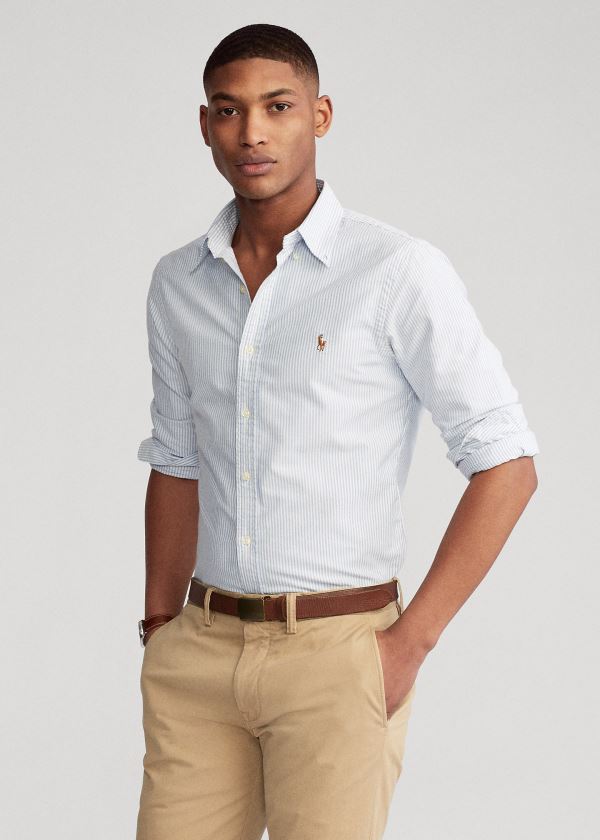 Men's Polo Ralph Lauren Slim Fit Oxford Shirt | 094856EXO